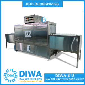 MÁY RỬA CHÉN BÁT, KHAY BĂNG CHUYỀN DW-618